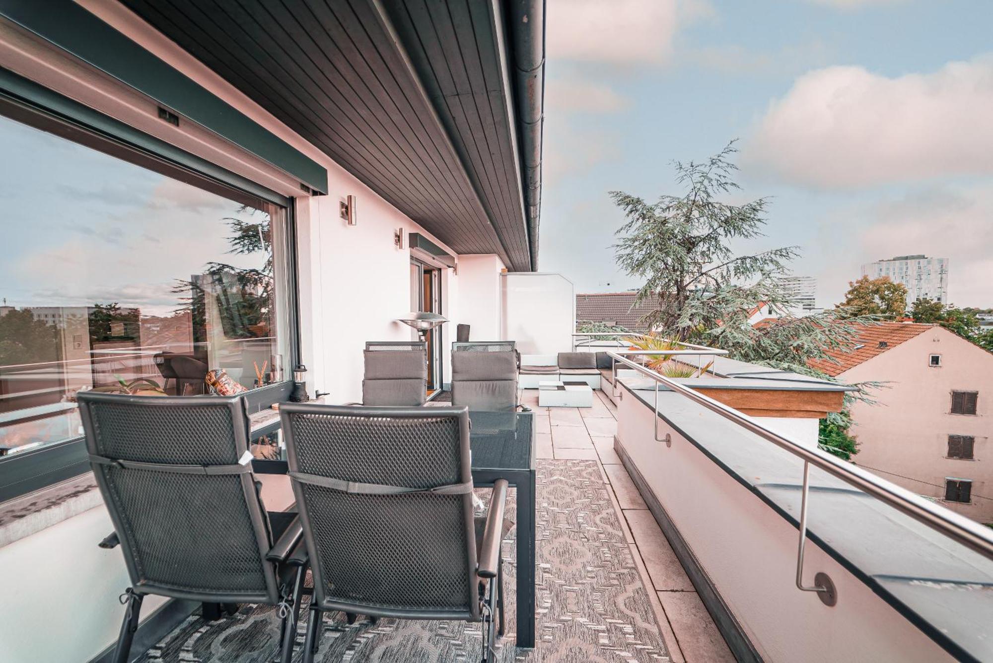Luxurious Penthouse Apartman Stuttgart Kültér fotó